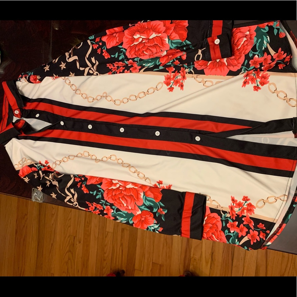 G u cci inspired tshirt dress/blouse